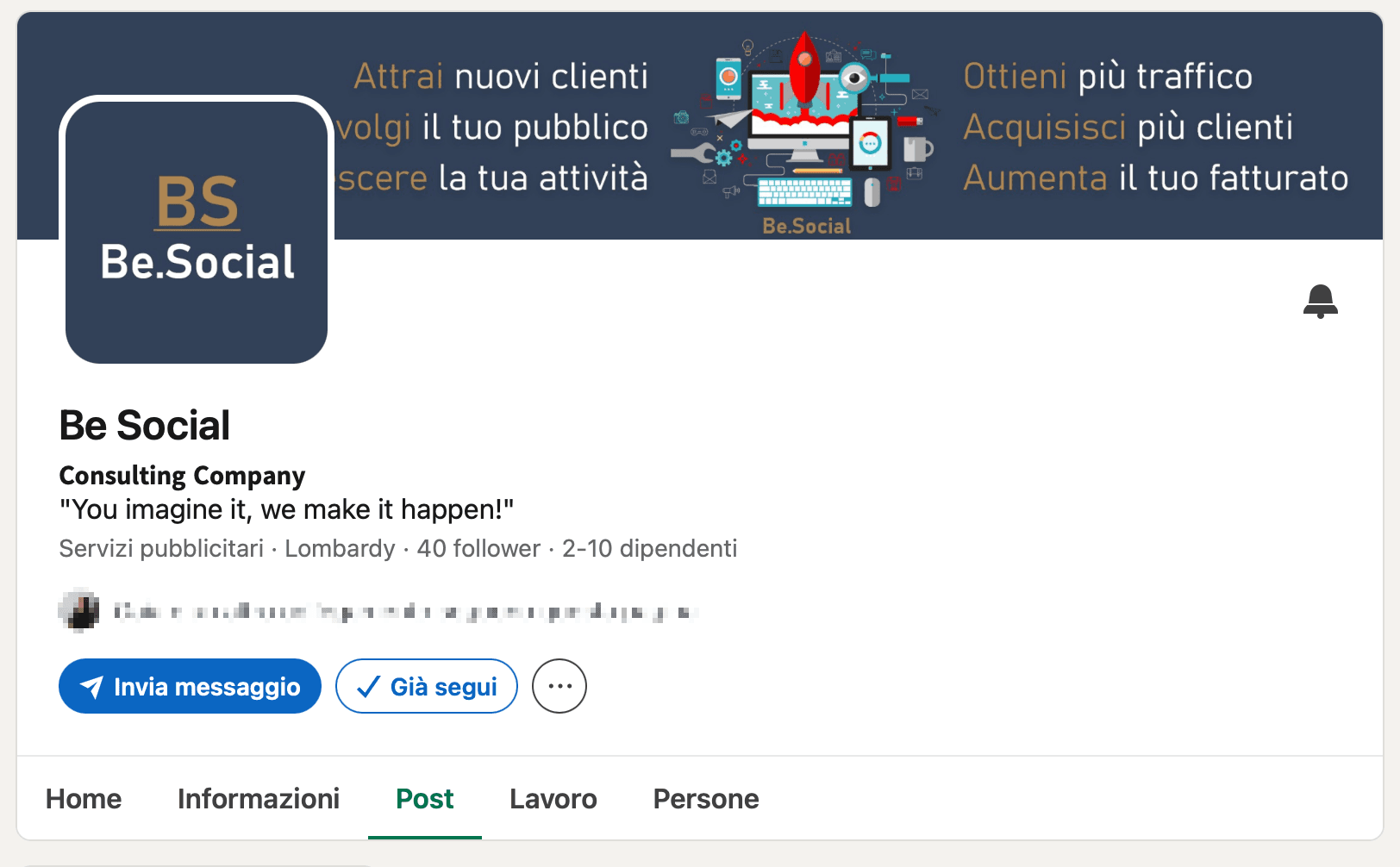 Be Social: la web agency prima di Spotex, tra tentativi, clienti e margini impossibili